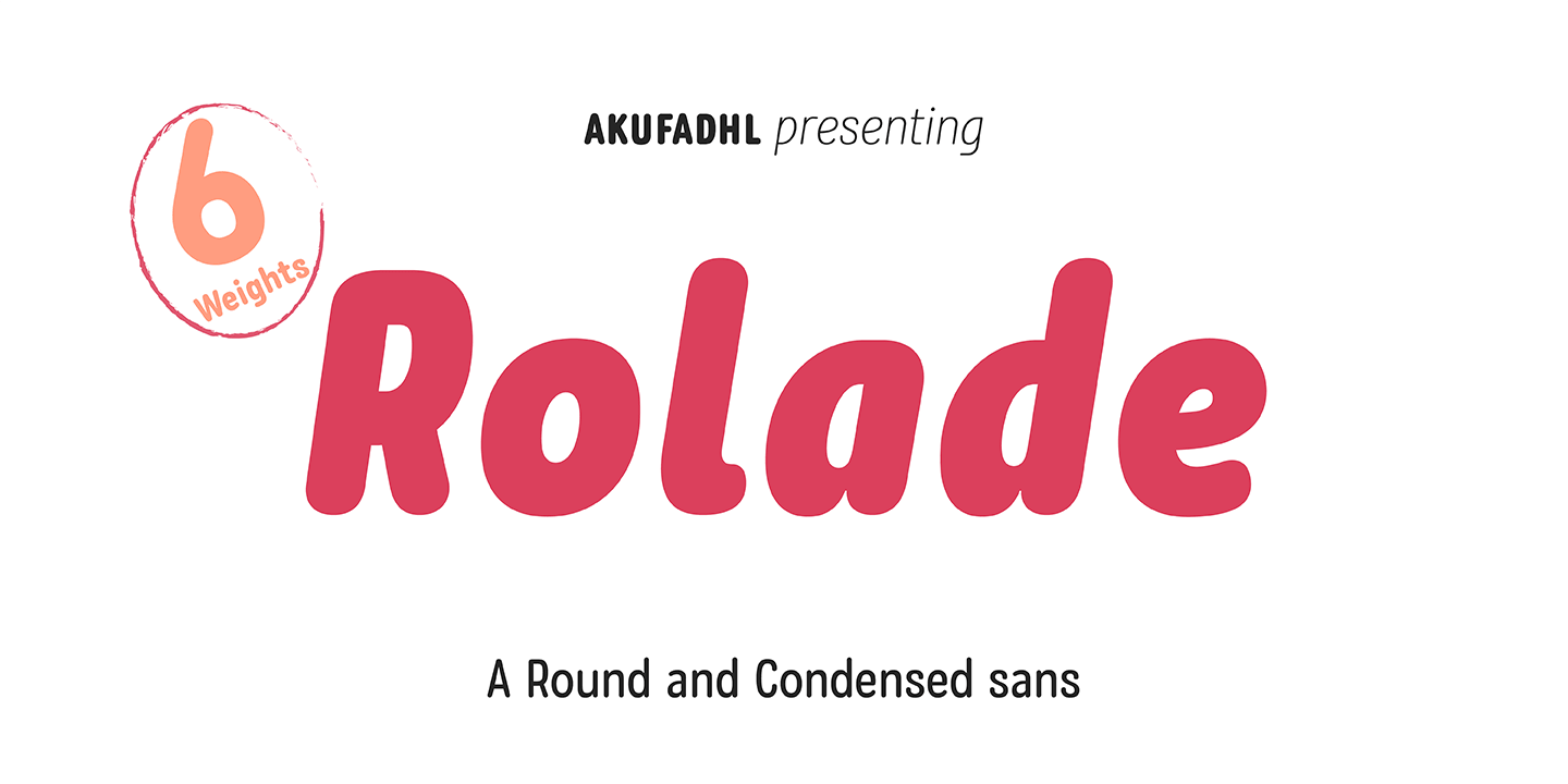 Rolade Light Italic Font preview